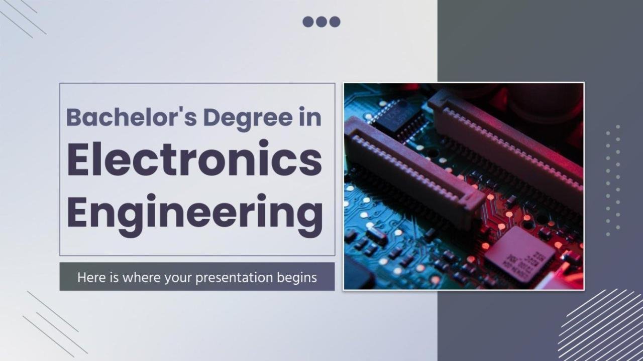 Bachelor's Degree in Electronics Engineering